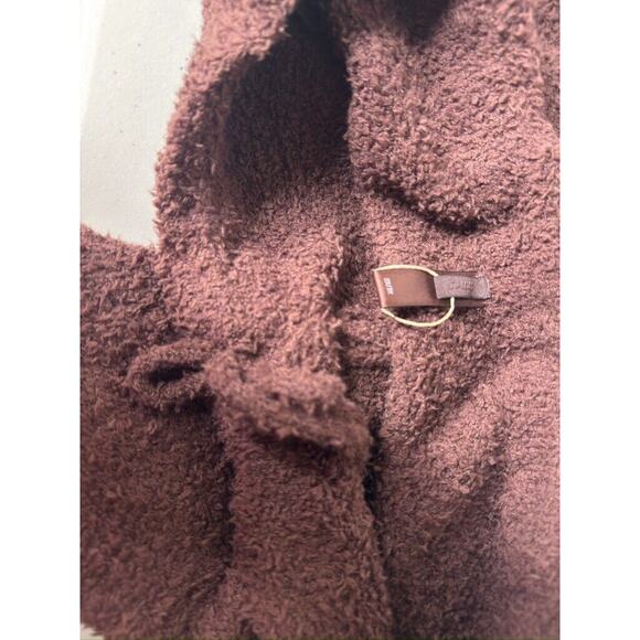 Skims NWT Boucle Teddy Cozy Knit Joggers Brown Fleece Sherpa Drawstring 2X-3X - Picture 10 of 11